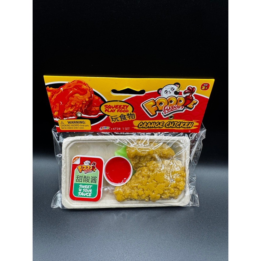Ja-ru Food Fusion Orange Chicken Squeezy Play Food Set 6728 Novelty Toy New